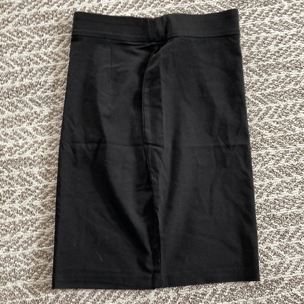 XS High Rise Black Pencil Skirt
